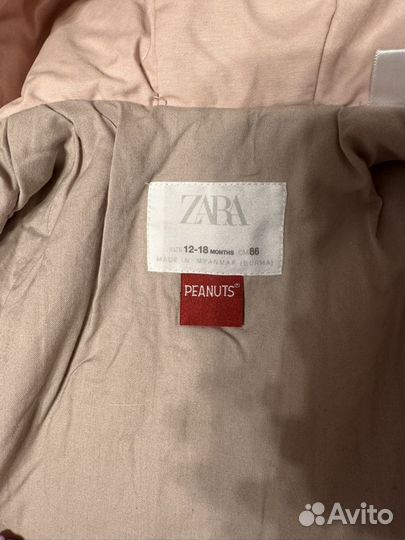 Куртка утепленная для девочки zara 86 размер