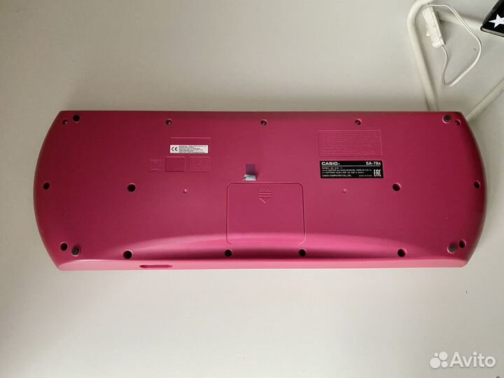 Синтезатор Casio на 44 клавиши + адаптер