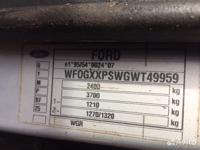 Разбор на запчасти Ford Galaxy 1995-2000