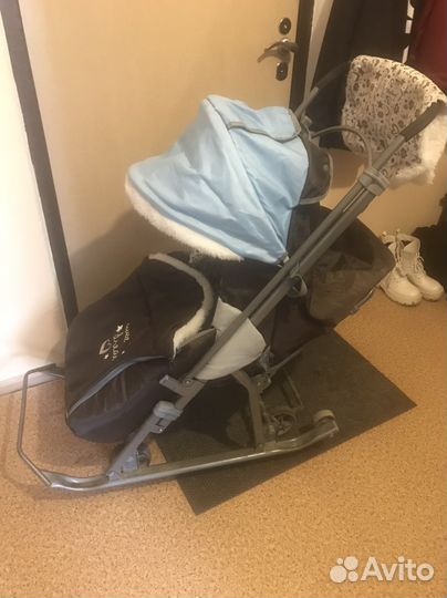 Коляска санки