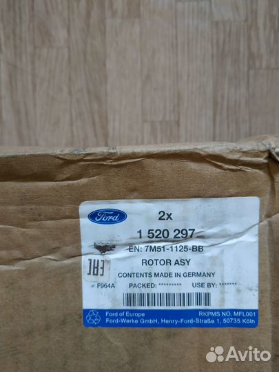 Передние тормозные диски ford focus 3 2.0 оригинал