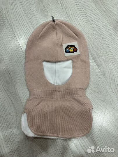 Шапка шлем для девочки3-4 года