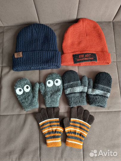 Детские шапки пакетом для мальчика