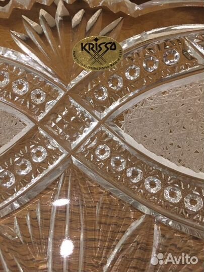 Хрустальная ваза для фруктов