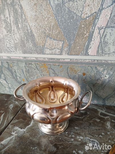 Серебряная царская конфетница 84 пробы