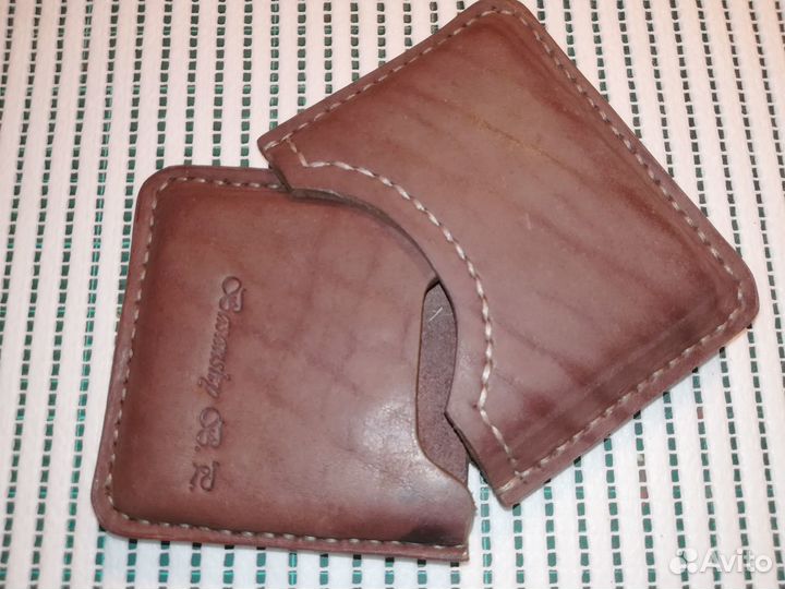 Портсигар кожаный на 20 сигарет