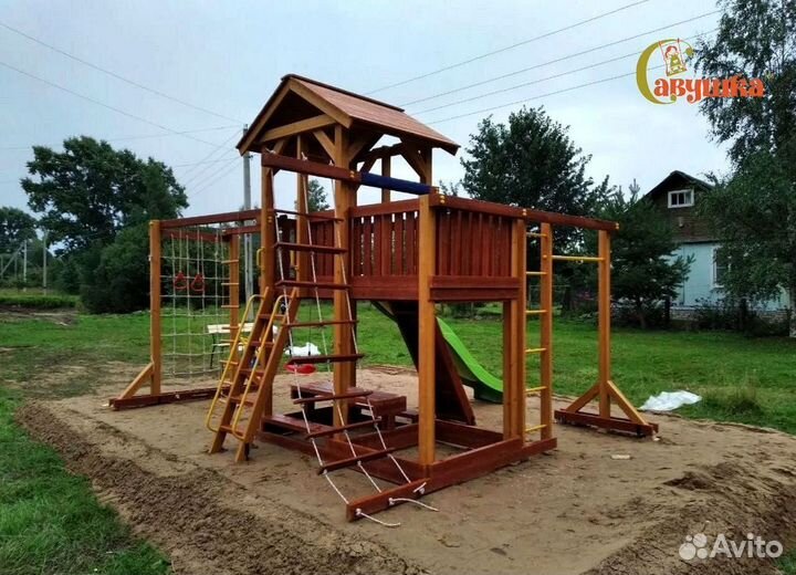 Детский игровой комплекс песочница столик