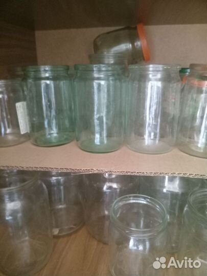 Банки стеклянные разные 0.5, 0.7, 1, 1.5 л