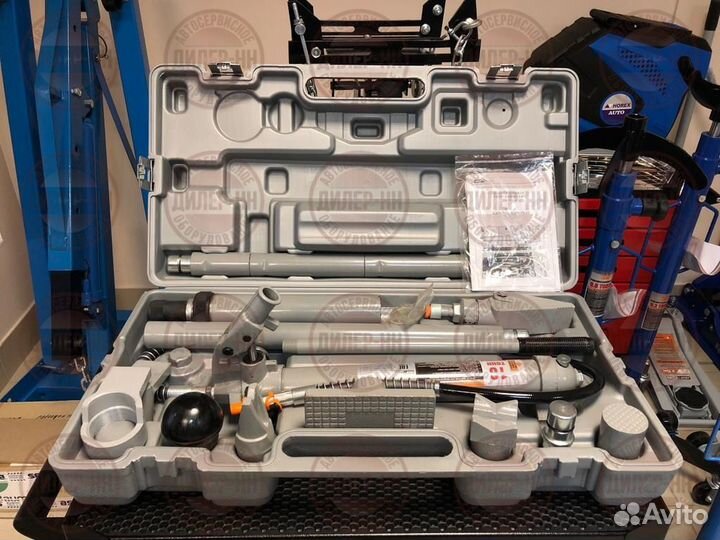 Набор растяжек рихтовочный 10т. KraftWell