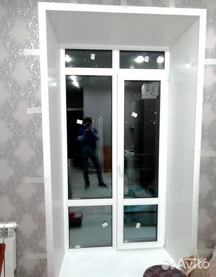 Дверь пластиковая / Дверь пвх под ключ