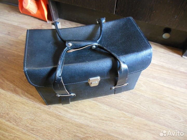 Кожанный фото кофр СССР