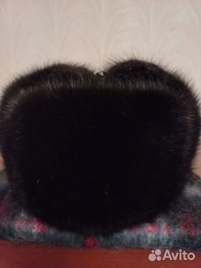 Шапка-ушанка норковая, шарф в подарок