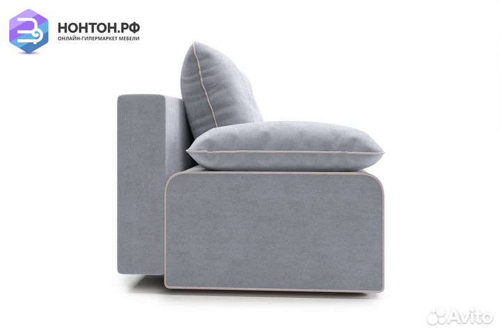 Диван еврокнижка Лестер серый