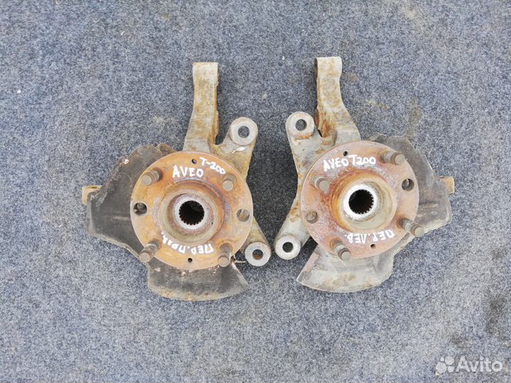 Кулаки поворотные шевроле авео т200