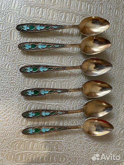 Серебряные ложки 875 со звездой