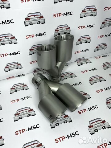 Насадки на глушитель Akrapovic Шлифованый Алюминий купить в Москве | Авито