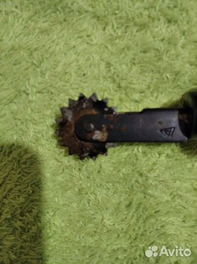 Нож роликовый СССР, для разметки ткани, бумаги, ка