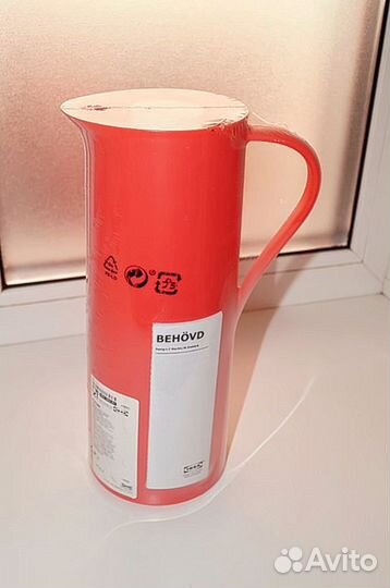 Новый Термос - кувшин IKEA behvd, 1 литр