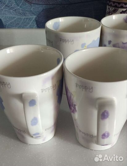 Кружки 4 штуки