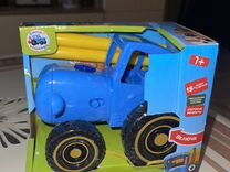 Музыкальная игрушка синий трактор