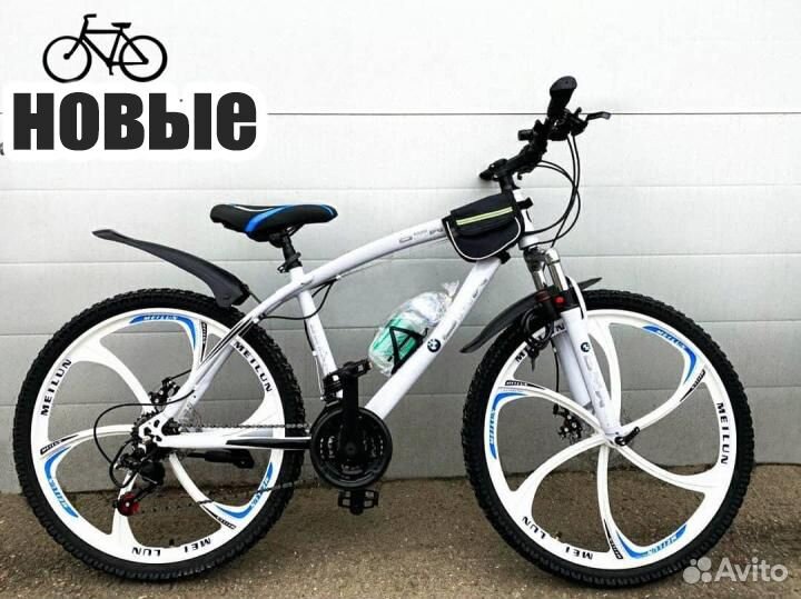 Новый велосипед на литых дисках