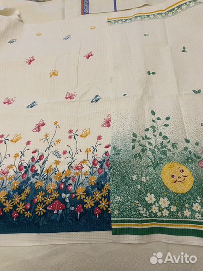 Полотенца, ткань лен