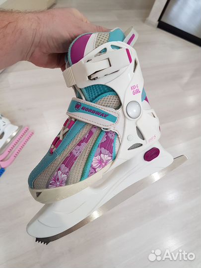 Коньки детские раздвижные 29-34