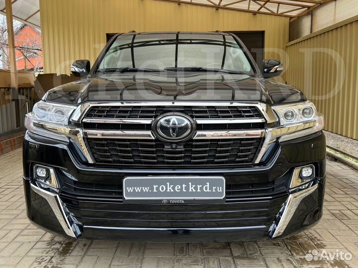 Обвес Toyota Land Cruiser 200 стиль 2021 Black