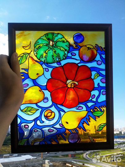 Витражная картина, панно 