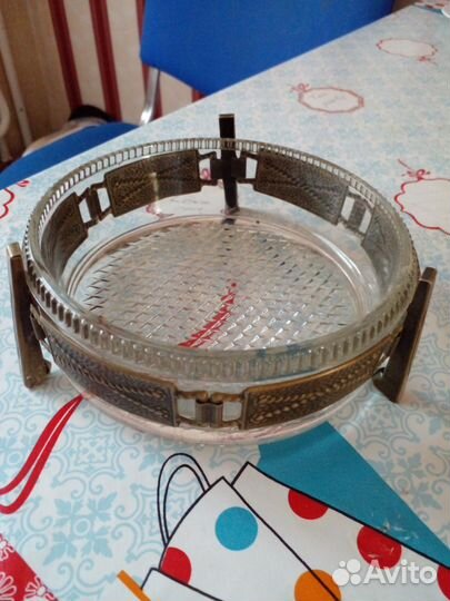 Хрустальная пепельница