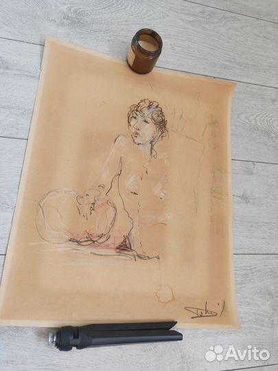 Картина Сальвадор Дали, эскиз, оригинал