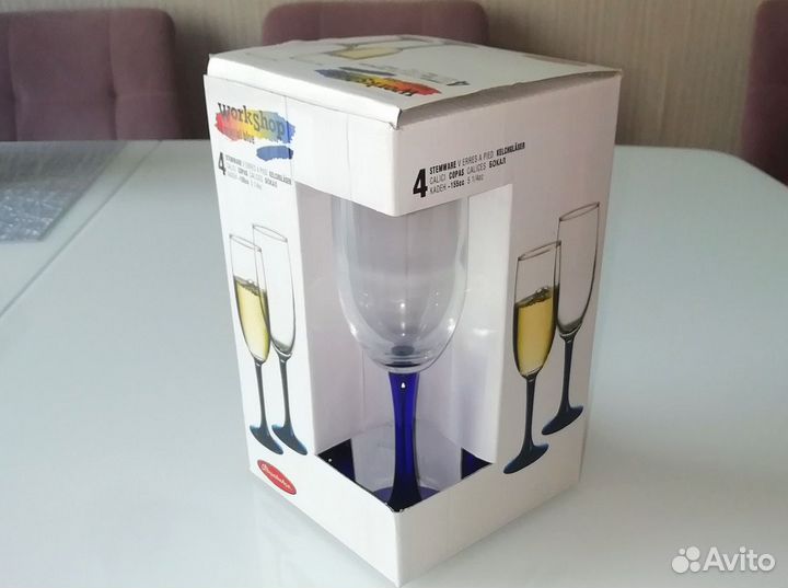 Новые бокалы для шампанского