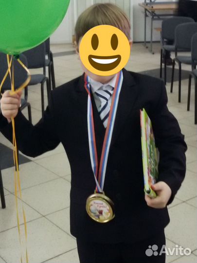 Пиджак школьный 134 для мальчика черный Sky Lake