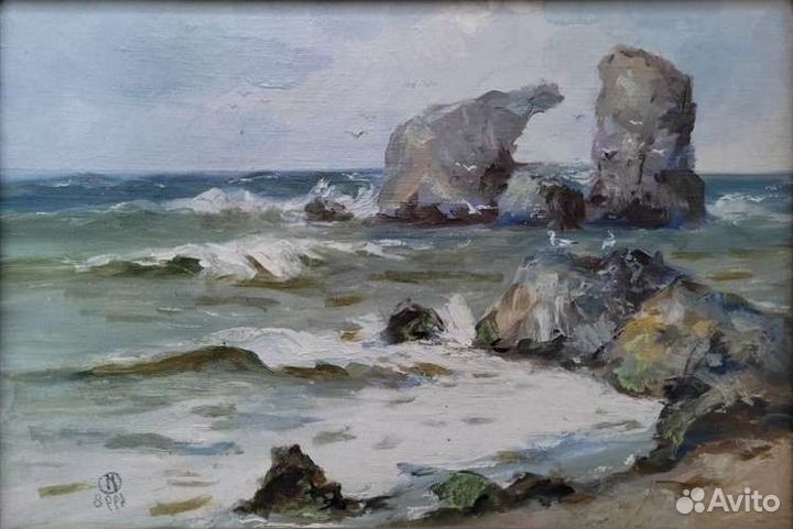 Картина маслом на холсте пейзаж