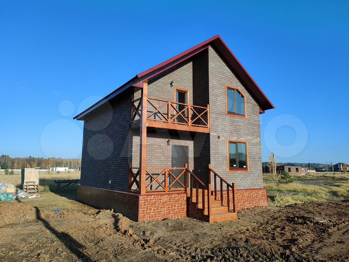 Коттедж 120 м² на участке 5 сот.