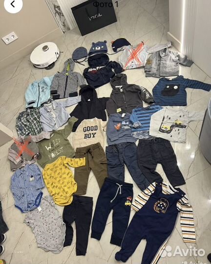 Детские вещи пакетом на мальчика 74 80 86