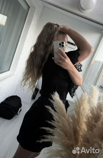 Шиньон хвост из термоволокна не на резинке 70 см