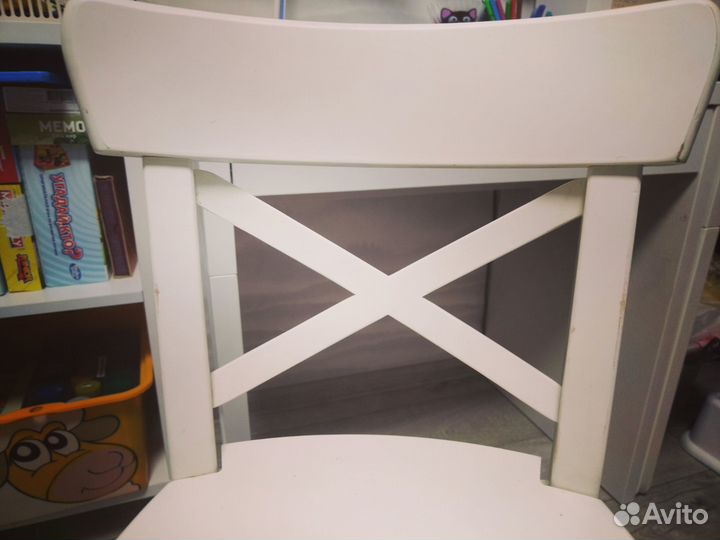 Стул детский IKEA ingolf белый