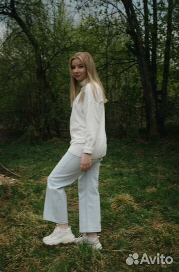 Джинсы женские широкие 44