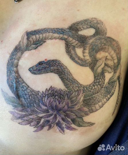 Начинающий мастер тату