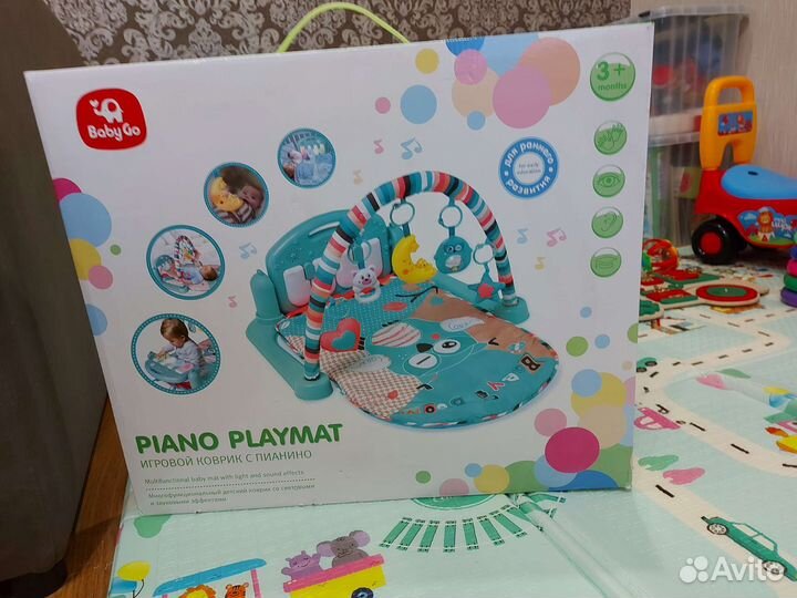 Развивающий коврик с пианино
