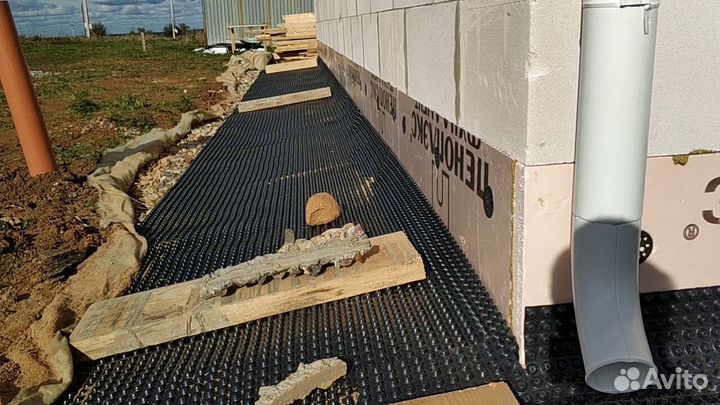 Мембрана профилированная для фундамента оптом дота