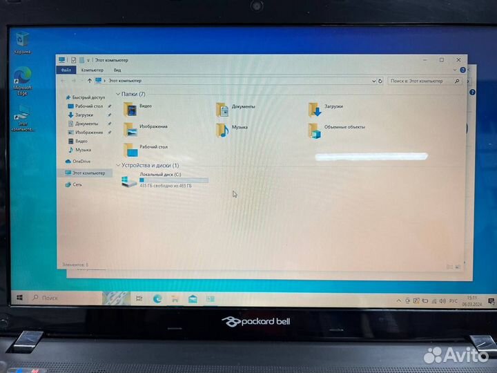 Ноутбук packard bell pew91