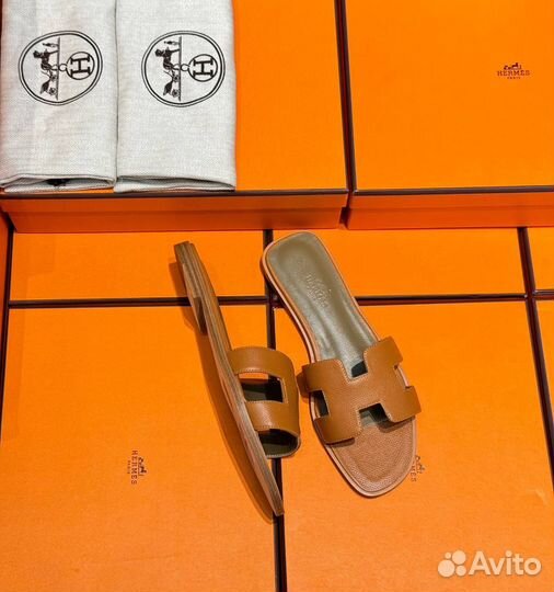 Тапочки Hermes Oran