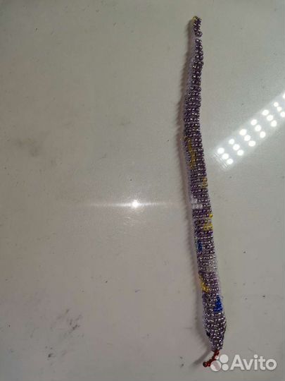 Змея из бисера