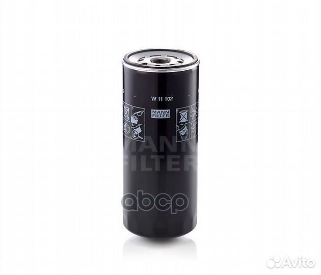 Фильтр масл.iveco daily W 11 102 mann-filter