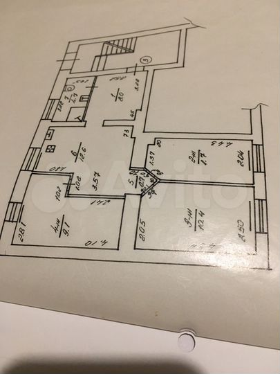 3-к. квартира, 54,3 м², 1/3 эт.