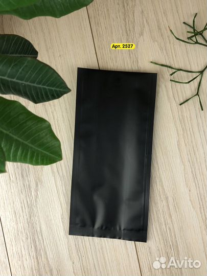 Пакет пятишовный черный матовый