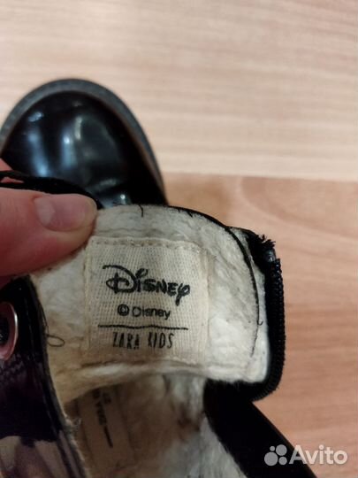 Ботинки демисезонные для девочки 27 размер, кожа