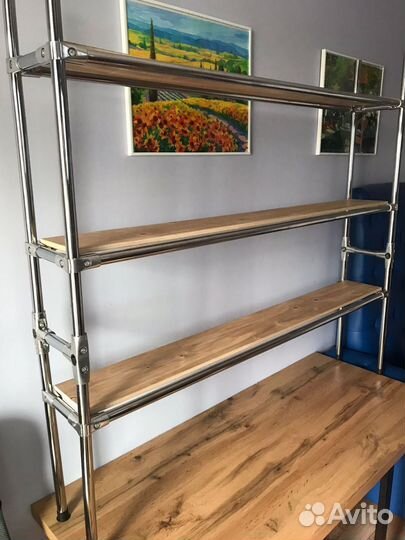 Стеллаж для цветов на подоконник